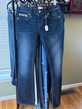Rock Revival Klarry Bootcut Jeans y2k Vintage Sz 27 NWT